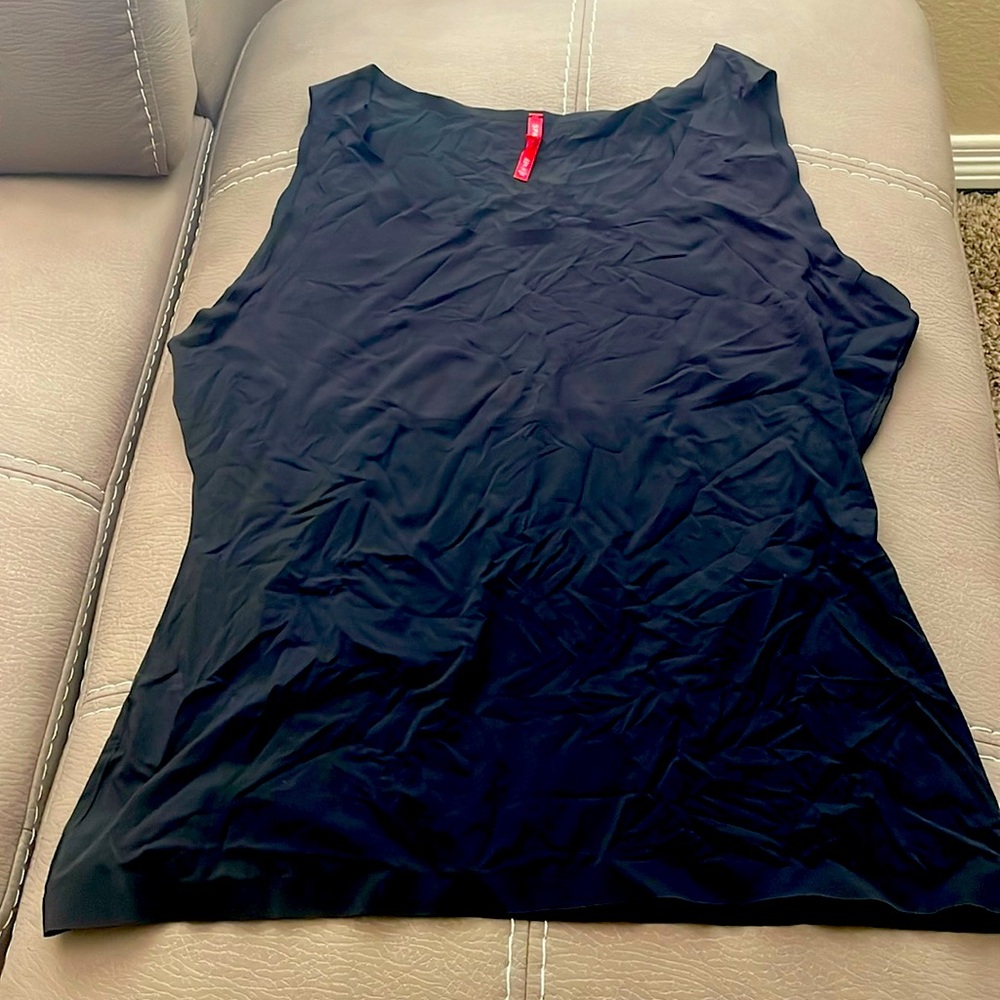 Black spanks tank top